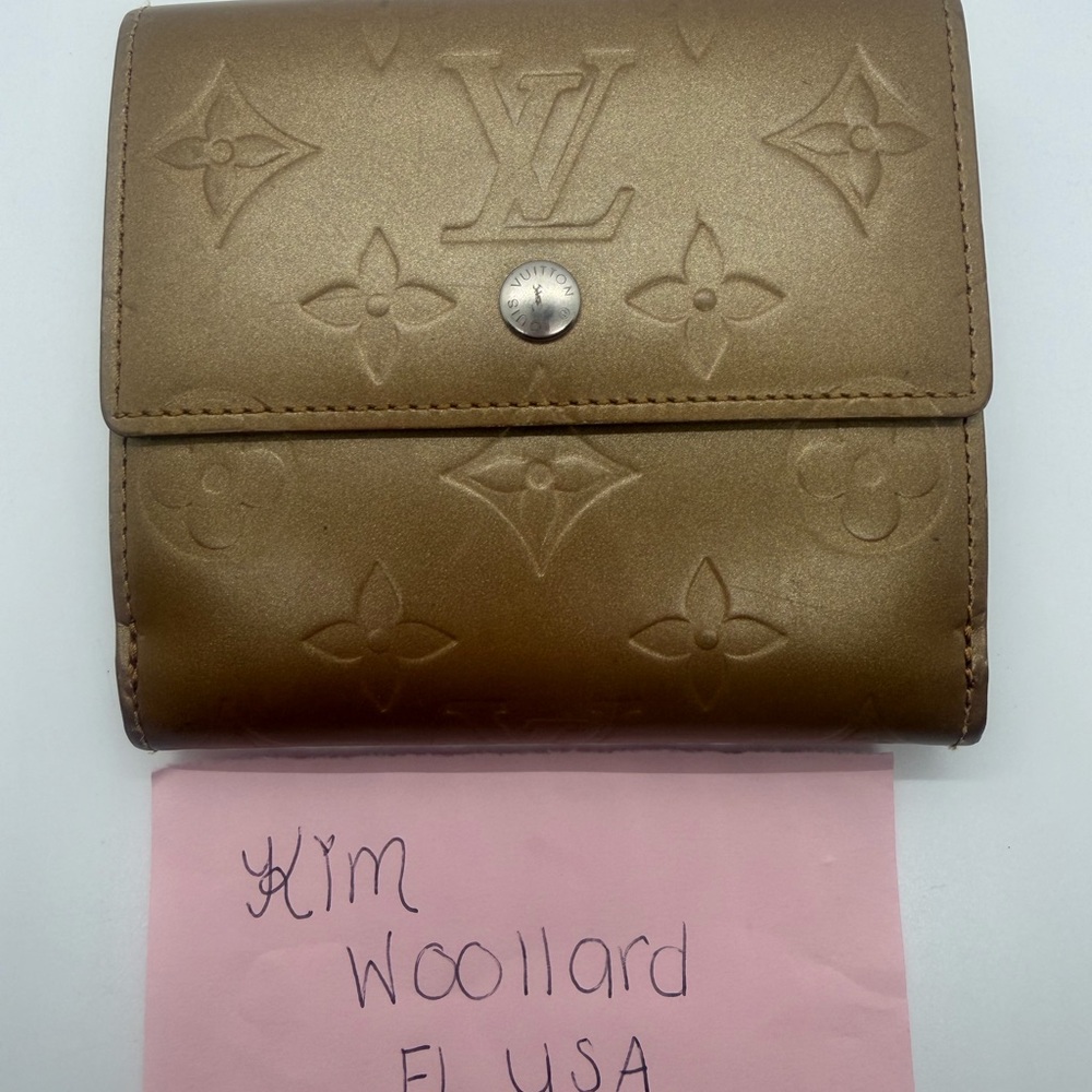 Louis Vuitton Beige/Brown Monogram Wallet